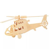 Drevená helikoptéra 3D puzzle